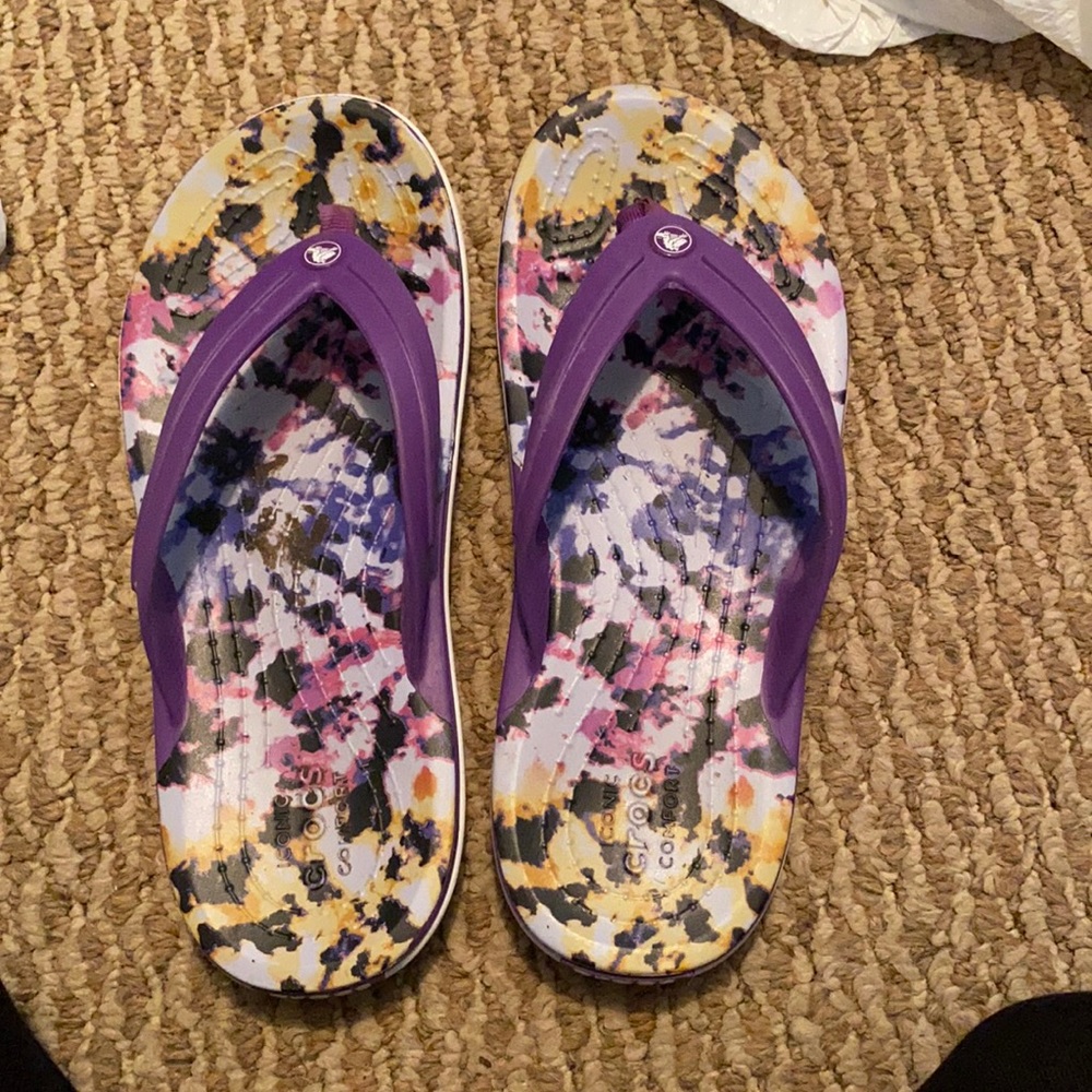 Crocs flip flops